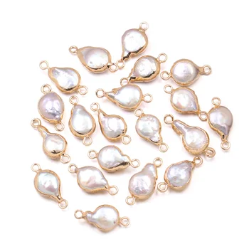 5Pcs Irregular White Natural Freshwater Pearl Connector Pendants for Necklace DIY Bracelet Jewelry Making 9x18-10x20mm 
5Pcs Irregular White Natural Freshwater Pearl Connector Pendants for Necklace DIY Bracelet Jewelry Making 9x18-10x20mm