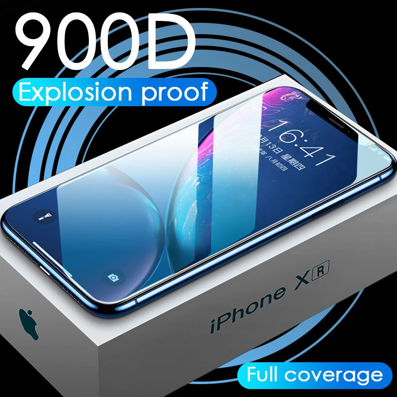 900D Full Cover Tempered Glass For iPhone XR X 11 pro XS Max Screen Protector Glass On iPhone 7 8 6S Plus X XR Protective Glass
900D Full Cover Tempered Glass For iPhone XR X 11 pro XS Max Screen Protector Glass On iPhone 7 8 6S Plus X XR Protective Glass