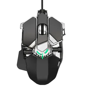 Mechanical Gaming Mouse Wired 6400DPI Programmable 9 Keys Computer Gamer Mice FKU66
Mechanical Gaming Mouse Wired 6400DPI Programmable 9 Keys Computer Gamer Mice FKU66