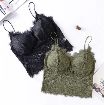 Womens Tanks Lace Fine Shoulder Strap Tube Top Beauty Back Underwear Push Up Bra With Chest Pad Camisole
Womens Tanks Lace Fine Shoulder Strap Tube Top Beauty Back Underwear Push Up Bra With Chest Pad Camisole