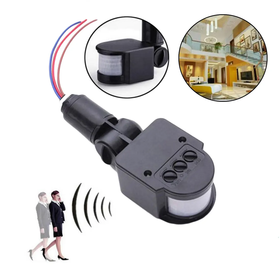 Infrared Body Sensor LED Motion Sensor Outdoor Wall Mount Sensor Automatic Infrared PIR Movement Detector Light-Switch
Infrared Body Sensor LED Motion Sensor Outdoor Wall Mount Sensor Automatic Infrared PIR Movement Detector Light-Switch