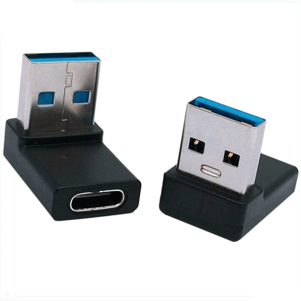 90 Degree USB 3.0 (Type-A) Male to USB 3.1 (Type-C) Adapter Female Connector Converter Right Angle USB C Adaptor
90 Degree USB 3.0 (Type-A) Male to USB 3.1 (Type-C) Adapter Female Connector Converter Right Angle USB C Adaptor