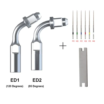Endo Cleaning Kit Include Endo Tip ED1, ED2, NiTi File And Key For SATELEC and Woodpecker DTE Scaler For Root Canal Cleaning
Endo Cleaning Kit Include Endo Tip ED1, ED2, NiTi File And Key For SATELEC and Woodpecker DTE Scaler For Root Canal Cleaning