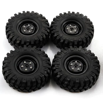 4Pcs 1.9 Inch 108mm 1/10 Scale Tires Wheel Rim for 1/10 D90 SCX10 RC Rock Crawler Parts Toys Gift
4Pcs 1.9 Inch 108mm 1/10 Scale Tires Wheel Rim for 1/10 D90 SCX10 RC Rock Crawler Parts Toys Gift