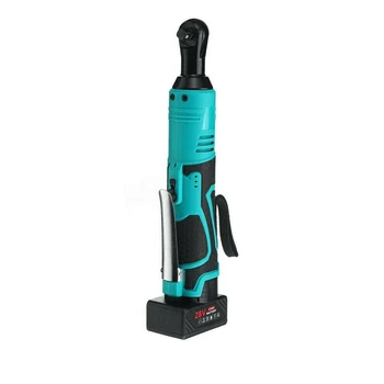 WAKYME 28V Electric Wrench Cordless Ratchet Rechargeable Scaffolding Right Angle Wrench 3/8" with 1/2 Battery Charger Power Tool 
WAKYME 28V Electric Wrench Cordless Ratchet Rechargeable Scaffolding Right Angle Wrench 3/8" with 1/2 Battery Charger Power Tool