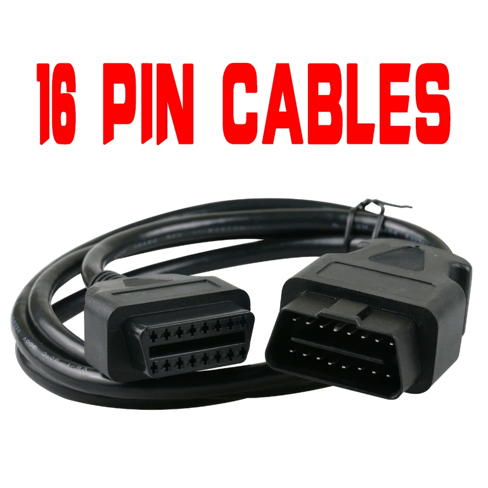 Universal 16Pin OBD2 Extension Cable 1.5m ELM327 ODB2 16 Pin ELM327 OBD II Extensions Cables Connector Interface
Universal 16Pin OBD2 Extension Cable 1.5m ELM327 ODB2 16 Pin ELM327 OBD II Extensions Cables Connector Interface