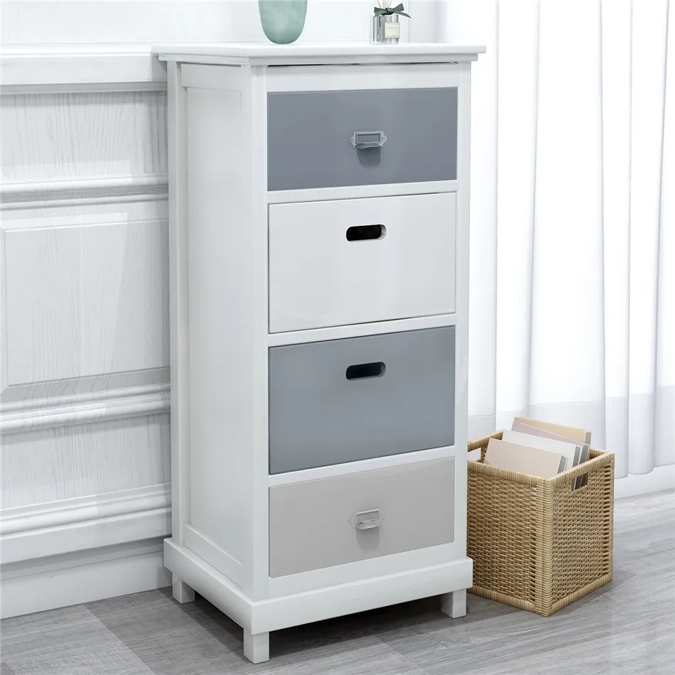 Tall Chest of 4 Drawers Solid Wood Large Storage Bedside Cabinet Unit in White Grey for Bedroom Hallway Bathroom Apartment Space
Tall Chest of 4 Drawers Solid Wood Large Storage Bedside Cabinet Unit in White Grey for Bedroom Hallway Bathroom Apartment Space
