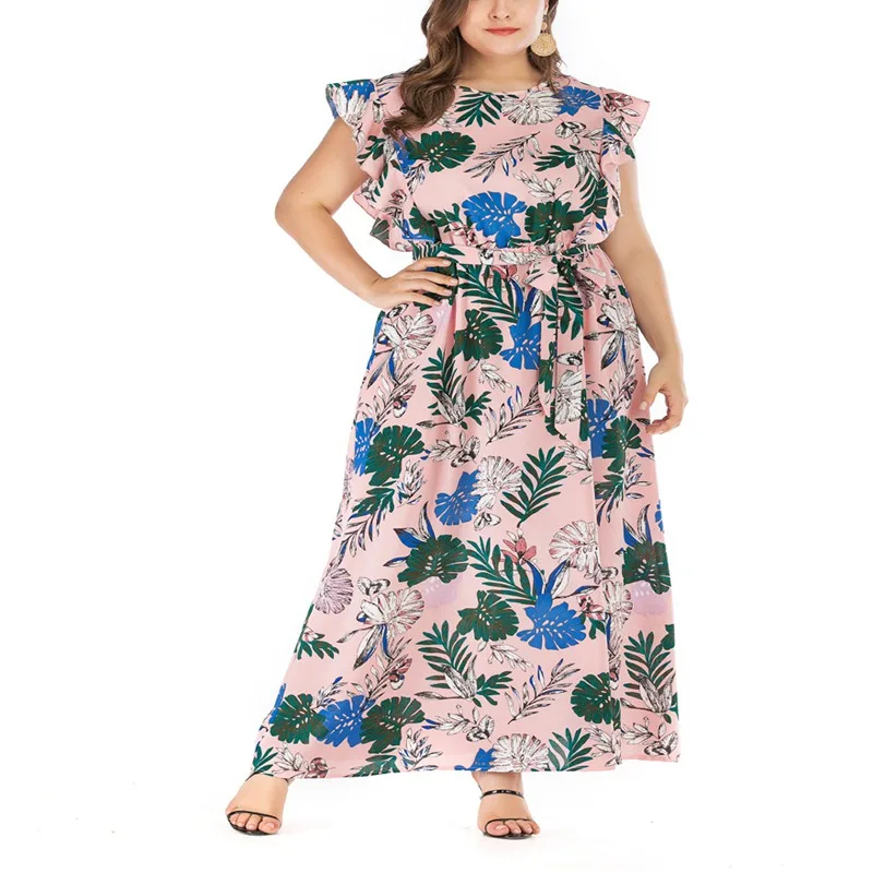 Summer large size 5XL 6XL 7XL 8XL 9XL Bohemian national style retro fashion women's round neck large swing dress bust 135CM
Summer large size 5XL 6XL 7XL 8XL 9XL Bohemian national style retro fashion women's round neck large swing dress bust 135CM