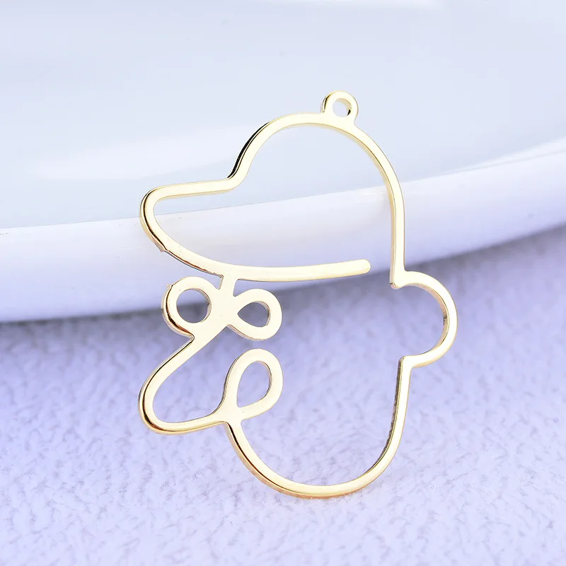 (272) 6PCS 26x32MM 24K Gold Color Plated Brass Cartoon Face Charms Pendants High Quality DIY Jewelry Making Findings
(272) 6PCS 26x32MM 24K Gold Color Plated Brass Cartoon Face Charms Pendants High Quality DIY Jewelry Making Findings