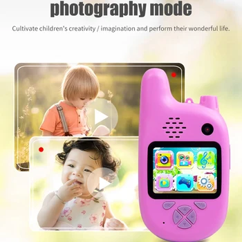2 in 1 Children Camera Walkie Talkie 8MP Dual Lenses 2.0Inch IPS Screen with MP3 Play,Game and Recording
2 in 1 Children Camera Walkie Talkie 8MP Dual Lenses 2.0Inch IPS Screen with MP3 Play,Game and Recording