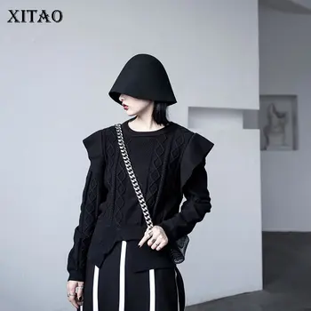 XITAO Streetwear Women Sweater Lazy Oaf Pullover Women Wild Loose Personality Slit Top Autumn Winter Women Clothes New XJ5286
XITAO Streetwear Women Sweater Lazy Oaf Pullover Women Wild Loose Personality Slit Top Autumn Winter Women Clothes New XJ5286