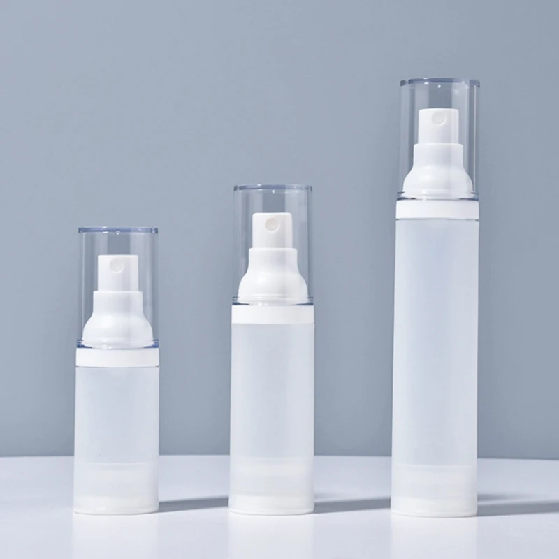 Empty 20ml 30ml 50ml Airless Pump Bottles Lotion matte clear Plastic Vacuum Bottle for Cosmetics Packaging tube
Empty 20ml 30ml 50ml Airless Pump Bottles Lotion matte clear Plastic Vacuum Bottle for Cosmetics Packaging tube