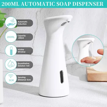 Liquid Soap Dispenser 200ml Automatic Sensor Hand Washing Lotion Liquid Machine Touchless Bathroom Kitchen Hand Sanitizer
Liquid Soap Dispenser 200ml Automatic Sensor Hand Washing Lotion Liquid Machine Touchless Bathroom Kitchen Hand Sanitizer