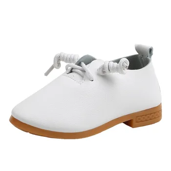 Spring Autumn Kids Leather Shoes Boys Girls Soft Sole White Children Casual Shoes For School Party Dance Sneakers Size 21-30
Spring Autumn Kids Leather Shoes Boys Girls Soft Sole White Children Casual Shoes For School Party Dance Sneakers Size 21-30
