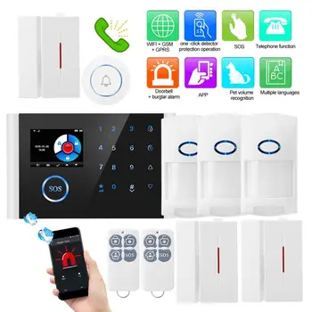 2.4 inches TFT Smart Voice Wireless GSM GPRS House Burglar Intruder Security Alarm System
2.4 inches TFT Smart Voice Wireless GSM GPRS House Burglar Intruder Security Alarm System