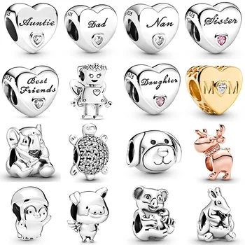16 Style Diy Round Shape With Crystal Bird Love Heart Dog Bead For Original Pandora Charms Women Bracelets & Bangles Jewelry
16 Style Diy Round Shape With Crystal Bird Love Heart Dog Bead For Original Pandora Charms Women Bracelets & Bangles Jewelry