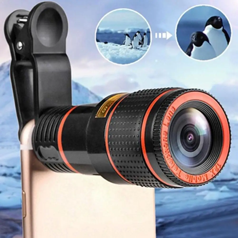 1 pcs 12X Portable Mini High Magnification Monocular For Digital Long Focus & Telescope Camera Universal Phones Lens Mobile K5P7
1 pcs 12X Portable Mini High Magnification Monocular For Digital Long Focus & Telescope Camera Universal Phones Lens Mobile K5P7