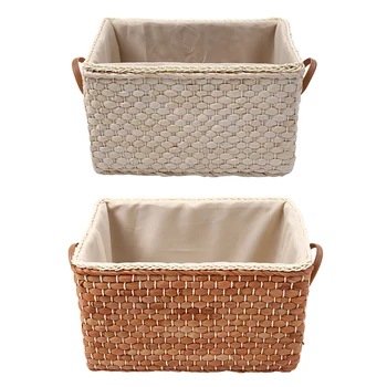 Storage Basket Japanese Garden Storage Basket Home Sundries Boxes Storage Boxes Corn Husk Woven Basket
Storage Basket Japanese Garden Storage Basket Home Sundries Boxes Storage Boxes Corn Husk Woven Basket