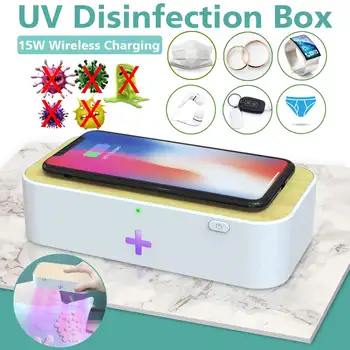 UV Ultraviolet Phone Sterilizer Box With 15W Wireless Charger Disinfection Coating Machine Watch Jewelry Sterilization
UV Ultraviolet Phone Sterilizer Box With 15W Wireless Charger Disinfection Coating Machine Watch Jewelry Sterilization