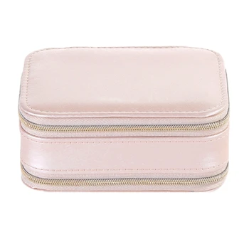 Jewelry Casket Cosmetic Storage Box Makeup Packing Organizer Multi-Function Earrings Ring Container Case Portable Leather Pink
Jewelry Casket Cosmetic Storage Box Makeup Packing Organizer Multi-Function Earrings Ring Container Case Portable Leather Pink