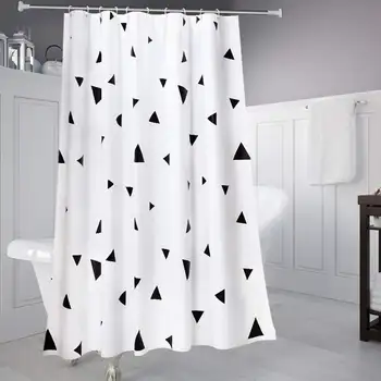 Bathroom Shower Curtain Waterproof Mildewproof Shower Partition Curtain Striped Shading Curtain Bathroom Decoration Accessories
Bathroom Shower Curtain Waterproof Mildewproof Shower Partition Curtain Striped Shading Curtain Bathroom Decoration Accessories