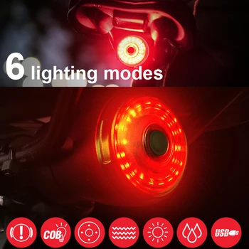 LED Bicycle Tail Light Usb Chargeable Bike Rear Lights IPX65 Waterproof Safety Warning Cycling Light Brake Light Seatpost Light
LED Bicycle Tail Light Usb Chargeable Bike Rear Lights IPX65 Waterproof Safety Warning Cycling Light Brake Light Seatpost Light