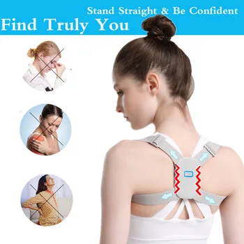 Smart Posture Corrector Back Support Electronic Sensor Vibration Reminder Posture Brace Support Belt For Adults And Children
Smart Posture Corrector Back Support Electronic Sensor Vibration Reminder Posture Brace Support Belt For Adults And Children