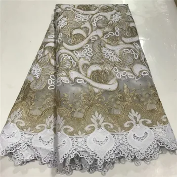 New High Quality 2020 gold tulle stones French Nigerian Lace Fabrics Pearls Embroidered Guipure lace Bridal African Lace Fabric
New High Quality 2020 gold tulle stones French Nigerian Lace Fabrics Pearls Embroidered Guipure lace Bridal African Lace Fabric