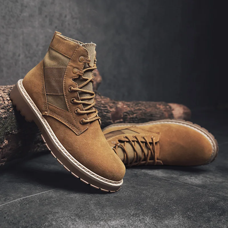 Autumn and winter new Martin shoes military shoes British men's shoes high tube tooling shoes
Autumn and winter new Martin shoes military shoes British men's shoes high tube tooling shoes