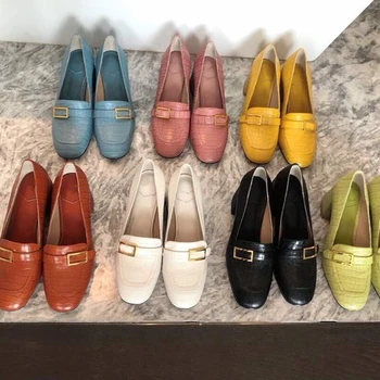 Genuine Shoes Hapucky Women's Crocodile Leather Ladies Pumps Fashion Casual Ladies Shoes For Spring Autumn Luxury designer Shoes
Genuine Shoes Hapucky Women's Crocodile Leather Ladies Pumps Fashion Casual Ladies Shoes For Spring Autumn Luxury designer Shoes