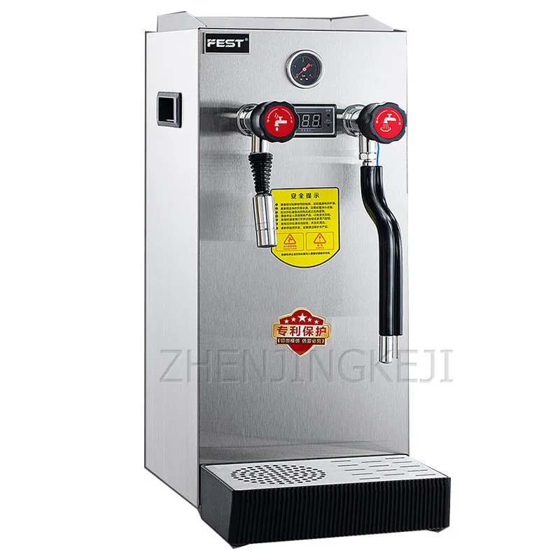 Steam Boiling Water Machine 10L Fully Automatic Stainless Steel Milk Frother Milkshake Coffee Milk Tea Shop Boiler Commercial
Steam Boiling Water Machine 10L Fully Automatic Stainless Steel Milk Frother Milkshake Coffee Milk Tea Shop Boiler Commercial