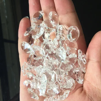 20Pcs 14MM 2 Hole Clear Octagon Crystal Glass Bead Chandelier Chain Lamp Prism DIY Spacer Faceted
20Pcs 14MM 2 Hole Clear Octagon Crystal Glass Bead Chandelier Chain Lamp Prism DIY Spacer Faceted