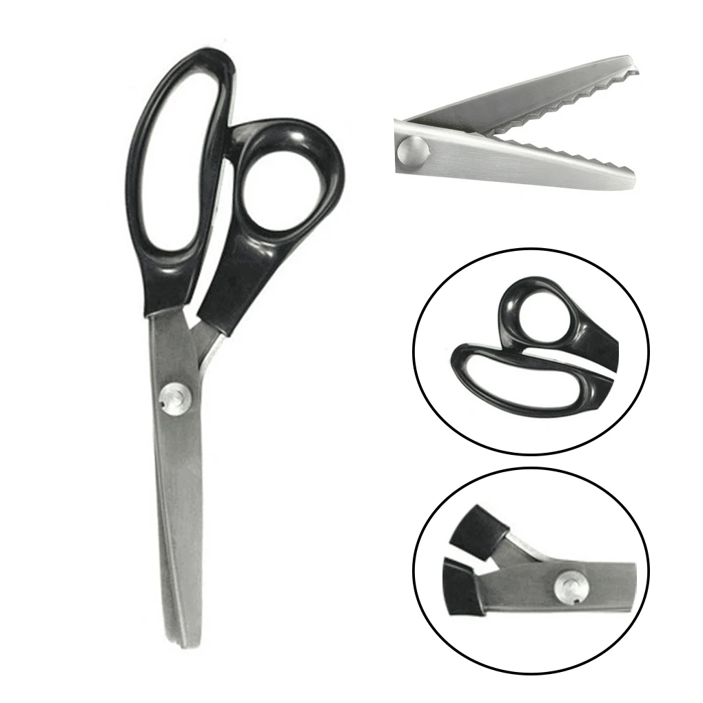 23.5cm Shears Handled Professional Stainless Steel Dressmaking Sewing Craft Scissors Zig Fabric Decorative Edge Tool
23.5cm Shears Handled Professional Stainless Steel Dressmaking Sewing Craft Scissors Zig Fabric Decorative Edge Tool
