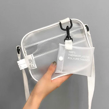 Causual PVC Transparent Clear Woman Crossbody Bags Shoulder Bag Handbag Jelly Small Phone Bags with Card Holder Wide Straps Flap
Causual PVC Transparent Clear Woman Crossbody Bags Shoulder Bag Handbag Jelly Small Phone Bags with Card Holder Wide Straps Flap