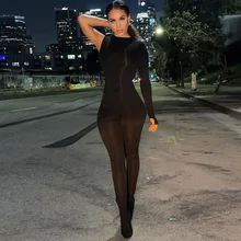 Female Jumpsuit Women's Clothing Combinations One Shoulder Jumpsuits Zip Casual Skinny Sportwear Overalls Outfit Jumpsuit Women
Female Jumpsuit Women's Clothing Combinations One Shoulder Jumpsuits Zip Casual Skinny Sportwear Overalls Outfit Jumpsuit Women