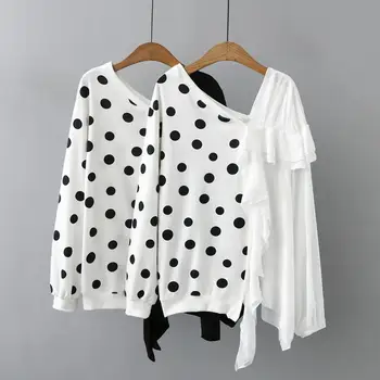 Oversize Plus Size patchwork dots Women Sweatshirt 2019 Autumn Winter Cotton Ladies Pullover
Oversize Plus Size patchwork dots Women Sweatshirt 2019 Autumn Winter Cotton Ladies Pullover