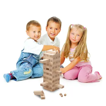 51pcs DIY 3D Wooden Stacking Tower Blocks Children Number Toppling Building Blocks Educational Toys Preschool Creative
51pcs DIY 3D Wooden Stacking Tower Blocks Children Number Toppling Building Blocks Educational Toys Preschool Creative