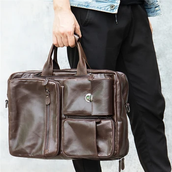 Man Briefcase Document Bag Genuine Leather Travel Bag Men's Leather Luggage Travel Bag Duffle Bag Large Tote Weekend Bag
Man Briefcase Document Bag Genuine Leather Travel Bag Men's Leather Luggage Travel Bag Duffle Bag Large Tote Weekend Bag