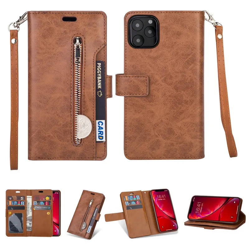 Luxury Solid Zipper Flip Etui for New iPhone 11 Pro Max 2019 Protective Wallet Cover for Coque iPhone 11Pro Case iPhone11 Fundas
Luxury Solid Zipper Flip Etui for New iPhone 11 Pro Max 2019 Protective Wallet Cover for Coque iPhone 11Pro Case iPhone11 Fundas