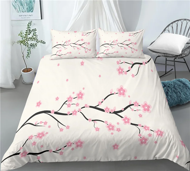 Home Living Luxury 3D Plum Blossom Print 2/3Pcs Comfortable Duvet Cover PillowCase Bedding Sets Queen and King EU/US/AU Size
Home Living Luxury 3D Plum Blossom Print 2/3Pcs Comfortable Duvet Cover PillowCase Bedding Sets Queen and King EU/US/AU Size