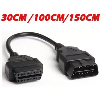 30/100/150/300cm Car OBD2 Extension Cable 16 Pin OBDII OBD 2 EOBD Extend 16pin Female to Male Connector for Car Diagnostic Tool 
30/100/150/300cm Car OBD2 Extension Cable 16 Pin OBDII OBD 2 EOBD Extend 16pin Female to Male Connector for Car Diagnostic Tool