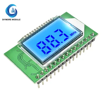 87-108MHZ FM Radio Transmitter/Receiver Module LCD Digital Display 3.0V-5.0V DSP PLL Auto Search for FM Radio DIY Kit
87-108MHZ FM Radio Transmitter/Receiver Module LCD Digital Display 3.0V-5.0V DSP PLL Auto Search for FM Radio DIY Kit