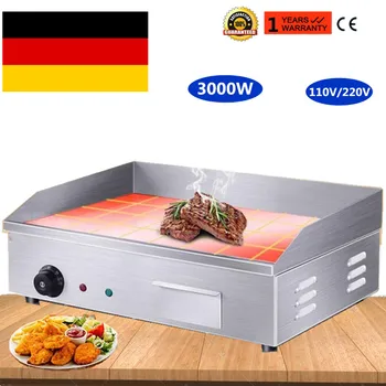 Germany Stock 3000W Stainless Steel All Flat Pan Electric Griddles And Grooved Electric Griddle Grooved Electric Fried Pans
Germany Stock 3000W Stainless Steel All Flat Pan Electric Griddles And Grooved Electric Griddle Grooved Electric Fried Pans