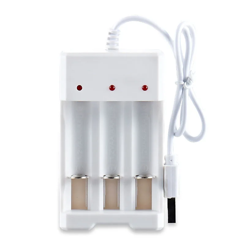 3 Slots Smart Intelligent Battery Charger Compatible For AA/AAA Rechargeable Batteries Adapter USB Fast Charging Chargers
3 Slots Smart Intelligent Battery Charger Compatible For AA/AAA Rechargeable Batteries Adapter USB Fast Charging Chargers