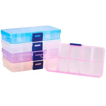 1 Set Rectangle Plastic Bead Storage Boxes Case Container Home Jewelry Organizer
1 Set Rectangle Plastic Bead Storage Boxes Case Container Home Jewelry Organizer