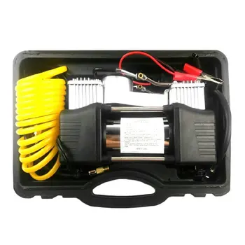 BY-261 12V Car Tyre Inflator Double Cylinder Air Compressor Metal Tire Inflator High Pressure Air Pump with Tools Suitcase
BY-261 12V Car Tyre Inflator Double Cylinder Air Compressor Metal Tire Inflator High Pressure Air Pump with Tools Suitcase