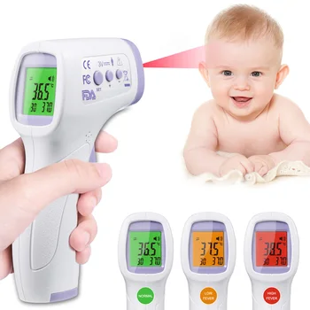 Non-contact Digital Infrared Forehead Thermometer Digital Infrared Thermometer Temperature Measurement Meter for Children Adults
Non-contact Digital Infrared Forehead Thermometer Digital Infrared Thermometer Temperature Measurement Meter for Children Adults