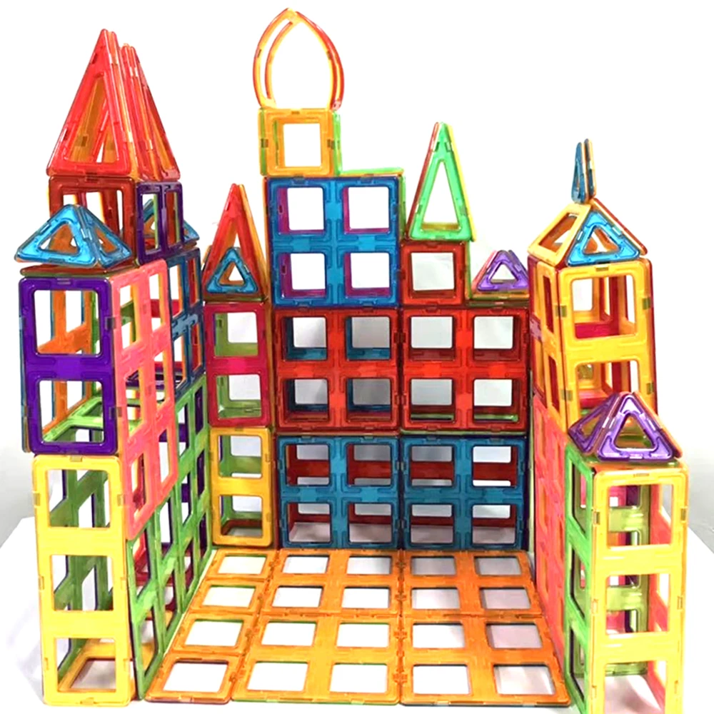 20-100Pcs Standard Size Square Triangle Magnetic Building Blocks Brick Designer Toys For Children No Brochures
20-100Pcs Standard Size Square Triangle Magnetic Building Blocks Brick Designer Toys For Children No Brochures
