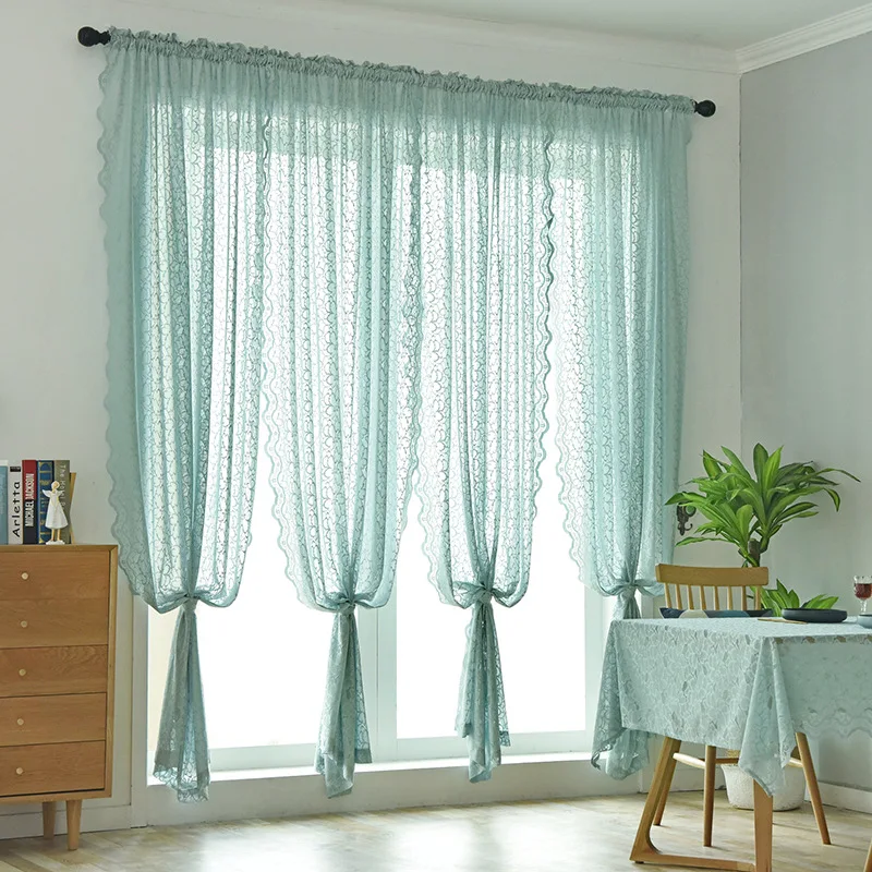 Rod Pocket White Lace Curtains Blue Voile Tulles Curtains Insect Bed Canopy Netting Drape Panel Window Sheer for Girl's Bedroom
Rod Pocket White Lace Curtains Blue Voile Tulles Curtains Insect Bed Canopy Netting Drape Panel Window Sheer for Girl's Bedroom