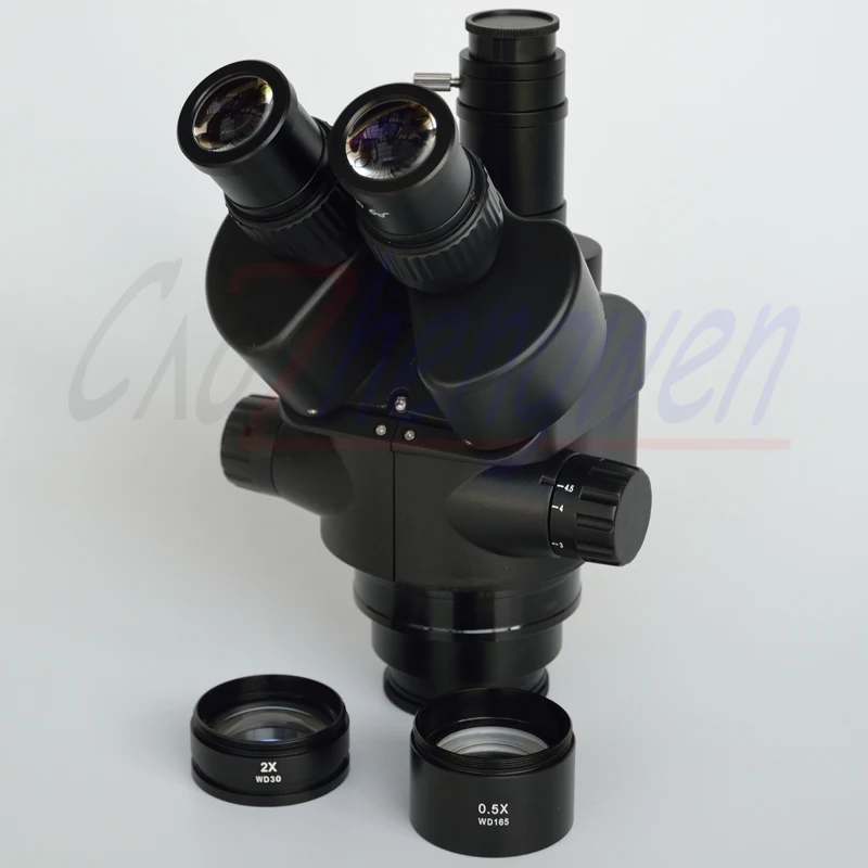 Фото FYSCOPE MICROSCOPE 3.5X-90X Simul-Focal Trinocular Zoom Stereo Microscope Head WF10X EYEPIECE | Инструменты
